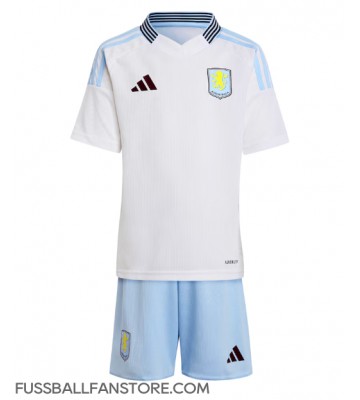 Aston Villa Replik Auswärtstrikot Kinder 2024-25 Kurzarm (+ Kurze Hosen)